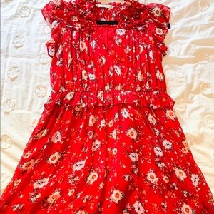 ⭐️ Zara Ruffled Floral Dress